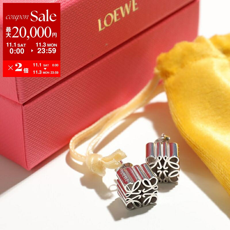 新品　未使用　ロエベ　ピアス　ロゴ　シルバー　アクセサリー　LOEWE 片耳 LOEWE - Loewe ロエベ シルバー ピアスの通販 by シンデレラ's
