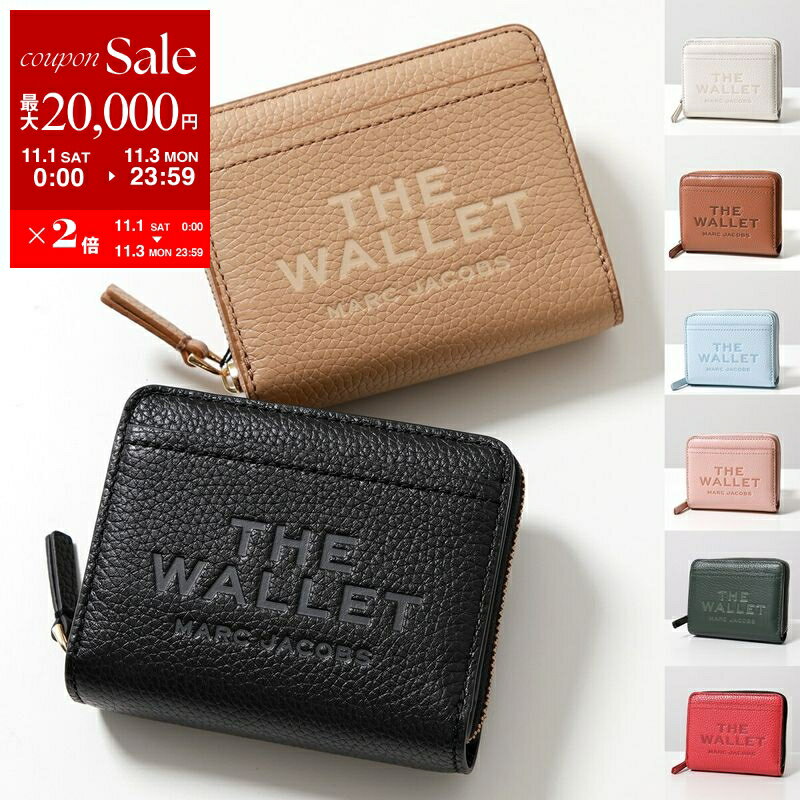 【11/1～11/3限定・最大2万円OFFクーポン配布中】MARC JACOBS マークジェイコブス 二つ折り財布 2R3SMP044S10 レディース レザー ミニ財布 レザー カラー8色のサムネイル