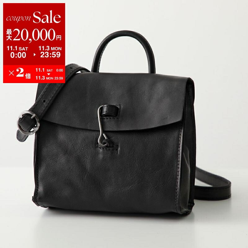 【11/1～11/3限定・最大2万円OFFクーポン配布中】TAGLIOVIVO タリオヴィヴォ ショルダーバッグ DOCTOR MINI メンズ レザー クロスボディ アンティークメタル 鞄 HORSE/BLACK(4)