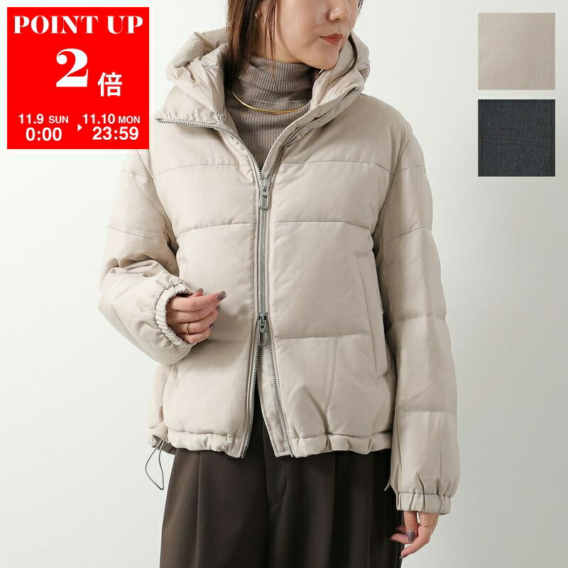 デュノ ダウン レディース DUNO デュノ ダウンジャケット LORA BOLZANO ローラ レディース ウール フード付き カラー2色