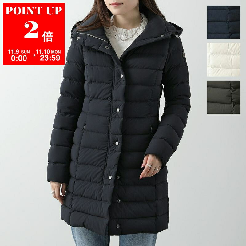 ケープホーン ダウン レディース CAPE HORN ケープホーン ダウンコート SANTACRUZ サンタクルス B2570 レディース フーテッド ダウンジャケット ストレッチ セミロング丈