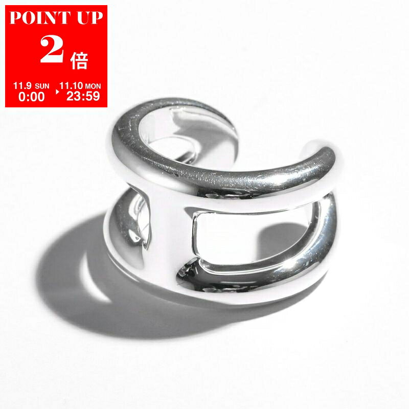 HERMES エルメス リング オスモズ Bague Osmos PM H102539B レディース オープン Hロゴ 指輪 silver925 SV シルバーのサムネイル