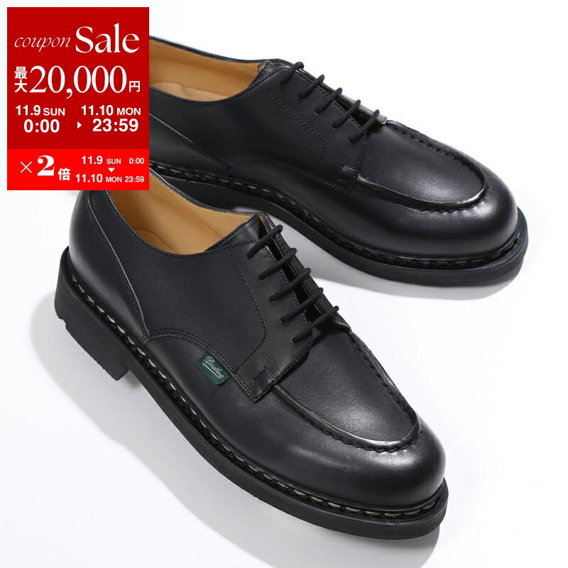 Paraboot パラブーツ レザーシューズ 710709 CHAMBORD シャンボード メンズ Uチップ ノルヴェイジャン製法 TEX SOLE 靴 NOIR【dc_kikaku】