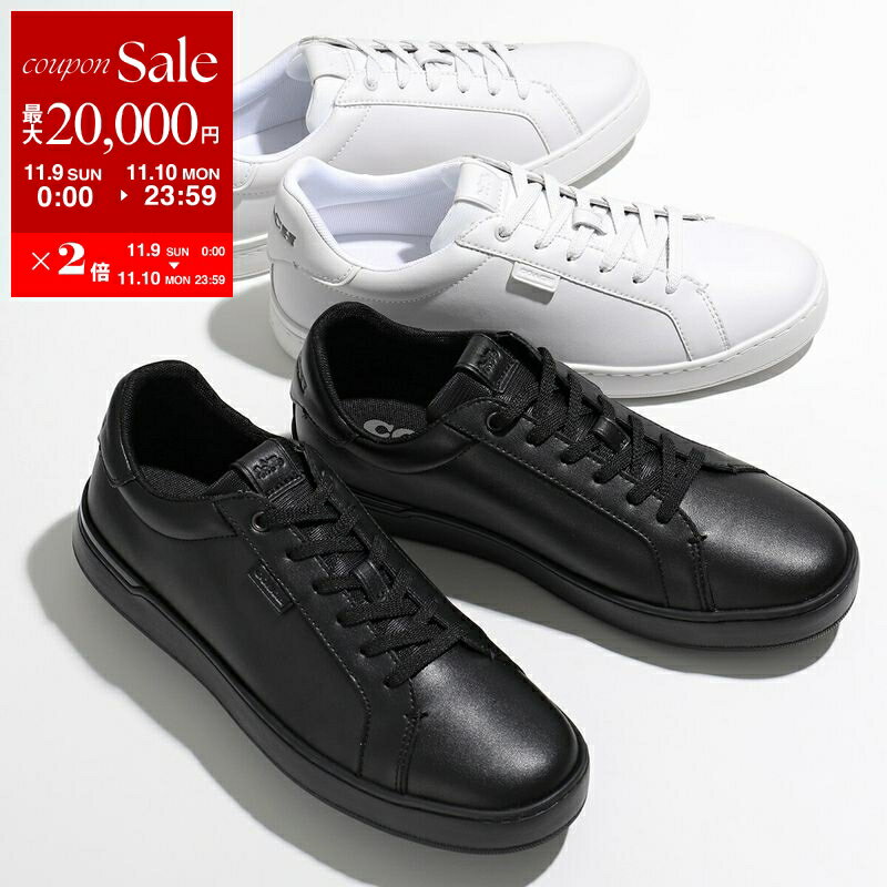 COACH コーチ スニーカー C8874 メンズ ローライン ロー トップ レザー ロゴ 軽量 ワイズD シューズ 靴 カラー2色【dc_kikaku】