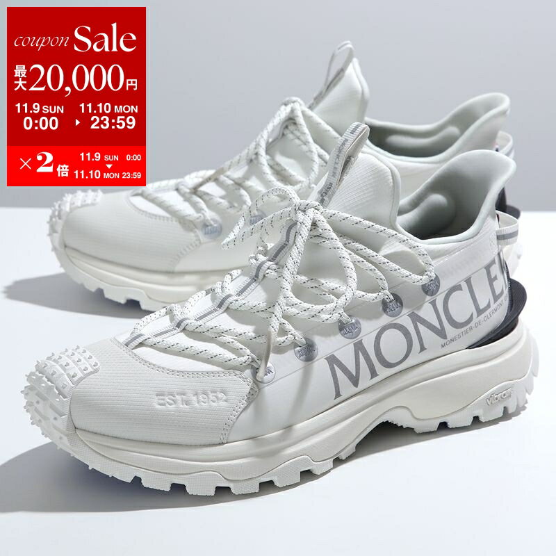 【11/9-11/10限定・最大2万円OFFクーポン配布中】MONCLER モンクレール スニーカー TRAILGRIP LITE 2 トレイルグリップ 4M00280 M3457 メンズ ローカット ビブラムソール スリッポン 軽量 靴 シューズ 001【dc_kikaku】