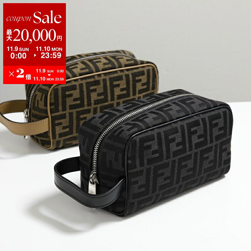 【11/9-11/10限定・最大2万円OFFクーポン配布中】FENDI フェンディ クラッチバッグ BEAUTY SMALL ビューティー スモール 7N0151 ALWK レディース セカンドバッグ メイクポーチ ハンドル付き 鞄 カラー2色【dc_kikaku】