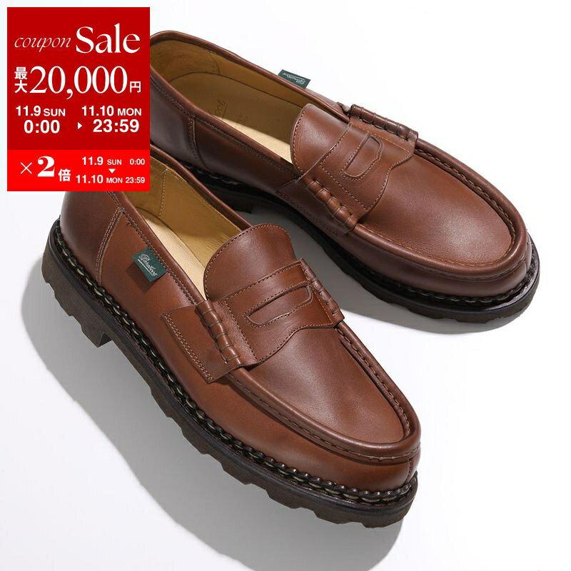 【11/9-11/10限定・最大2万円OFFクーポン配布中】Paraboot パラブーツ 99403 REIMS ランス メンズ コインローファー LISレザー ノルヴェイジャン製法 MARCHE IIソール レザーシューズ 靴 MARRON【dc_kikaku】