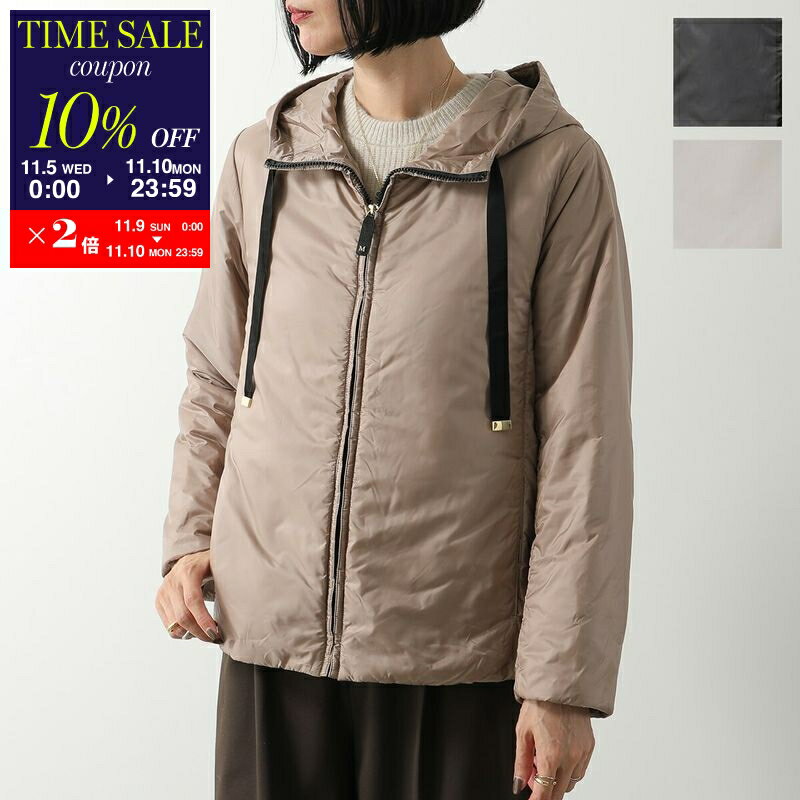 【11/10-23:59迄10％OFFクーポン対象】MAX MARA THE CUBE マックスマーラ ザ キューブ ジャケット GREENH グリーンH レディース テクニカルキャンバス 軽量 フーデッド ショート丈 カラー5色【cp_ten】のサムネイル