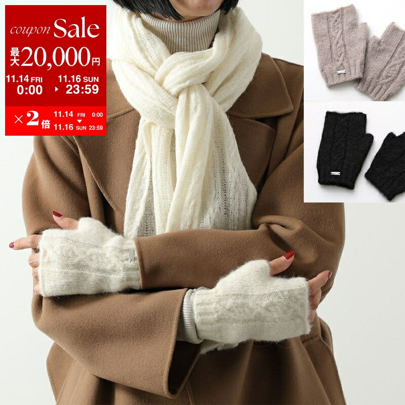 HERNO Resort ヘルノ リゾート 手袋 GUA0001DR 70275 レディース アルパカブレンド グローブ フィンガーレス アームウォーマー カラー3色