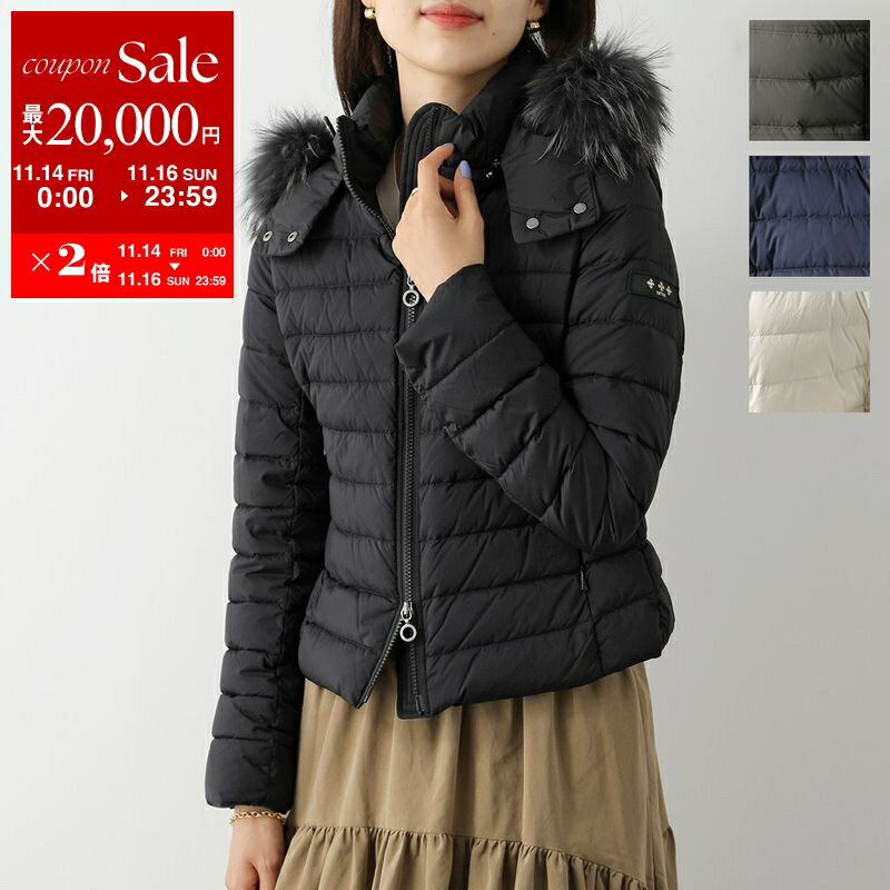 【11/14-11/16限定・最大2万円OFFクーポン配布中】TATRAS タトラス ダウンジャケット VARENA ヴァレナ LJXA0026010248 レディース ラクーンファー フード ウール ナイロン カラー4色