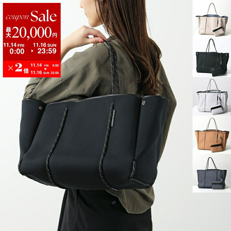 【11/14-11/16限定・最大2万円OFFクーポン配布中】State of Escape ステイトオブエスケープ トートバッグ Escape tote エスケープ レディース ネオプレン マザーズバッグ 軽量 キーフック+ポーチ付き 鞄 カラー12色
