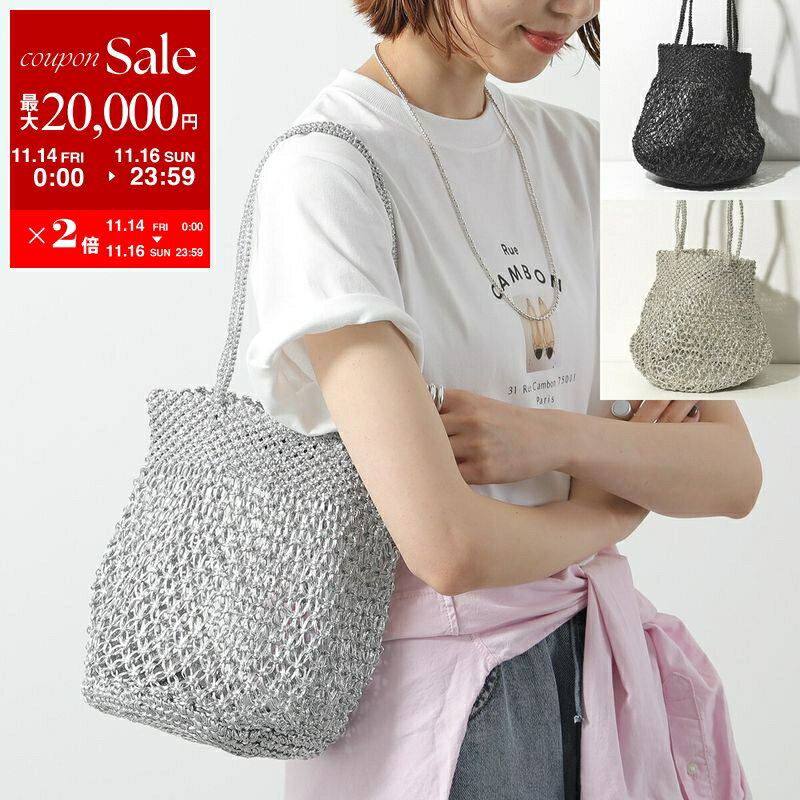 【11/14-11/16限定・最大2万円OFFクーポン配布中】BAGMATI バグマティ ハンドバッグ 170805M レディース メッシュバッグ ワックスコード編み 鞄 カラー5色