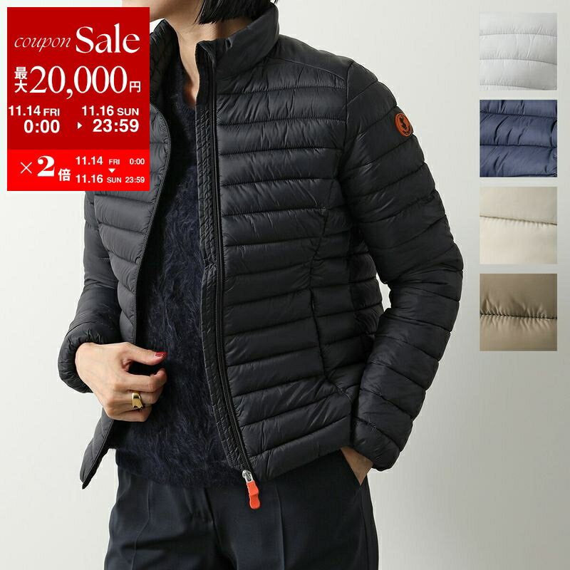 【11/14-11/16限定・最大2万円OFFクーポン配布中】SAVE THE DUCK セイブザダック エコダウン CARLY D39760W GIGA21 GIGA01 レディース ブルゾン 中綿ジャケット ライトダウン パッカブル仕様 ショート丈 カラー5色