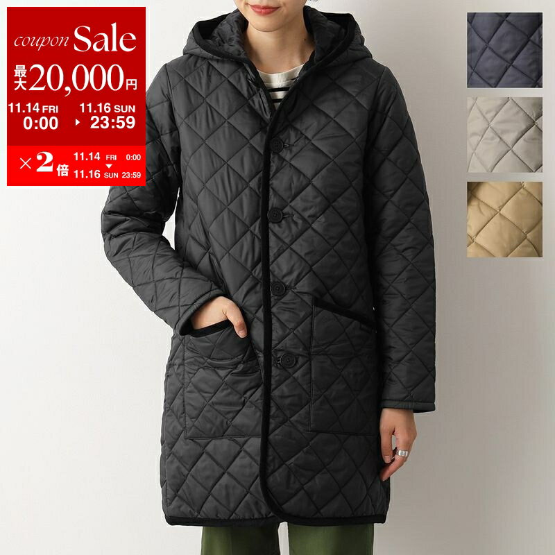 【11/14-11/16限定・最大2万円OFFクーポン配布中】LAVENHAM ラベンハム 中綿コート BRUNDON SLJ9106 ブランドン レディース キルティングジャケット フーテッド セミロング丈 カラー4色