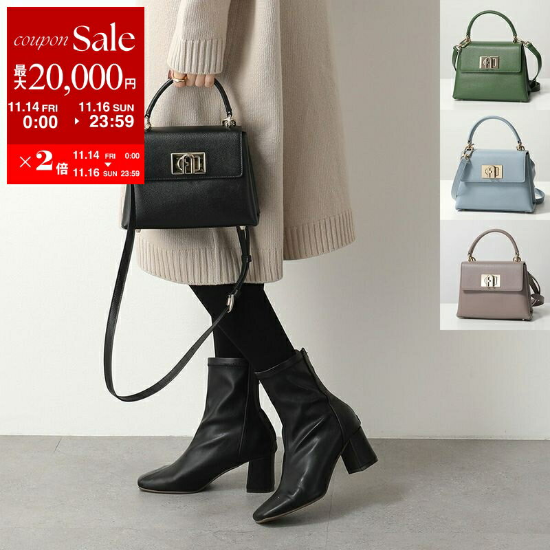 【11/14-11/16限定・最大2万円OFFクーポン配布中】Furla フルラ ハンドバッグ 1927 MINI TOP HANDLE WB00109 ARE000 レディース レザー ショルダーバッグ クロスボディ 鞄 カラー7色