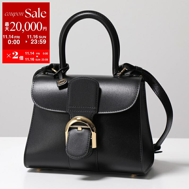 DELVAUX デルヴォー ハンドバッグ Brillant Mini ブリヨン ミニ レディース AA0406 AAM0 99ZDO NOS レザー ショルダーバッグ 鞄 Noirのサムネイル
