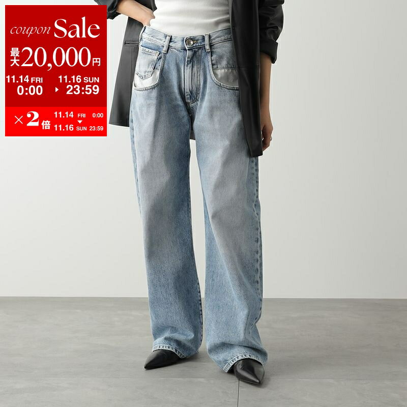 【11/14-11/16限定・最大2万円OFFクーポン配布中】MAISON MARGIELA メゾンマルジェラ ジーンズ S51LA0052 S30513 レディース デニムパンツ コントラストポケット ストレート Gパン ジーパン 470 S51LA0052S30513470のサムネイル