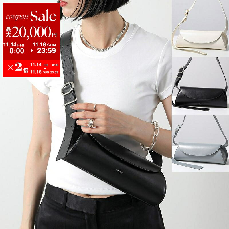 【11/14-11/16限定・最大2万円OFFクーポン配布中】JIL SANDER ジルサンダー ハンドバッグ CANNOLO SM カンノーロ スモール J07WD0023 P4840 P5355 P5609 P5646 レディース レザー クロスボディ ショルダーバッグ ロゴ 鞄 カラー11色 J07WD0023P5355001