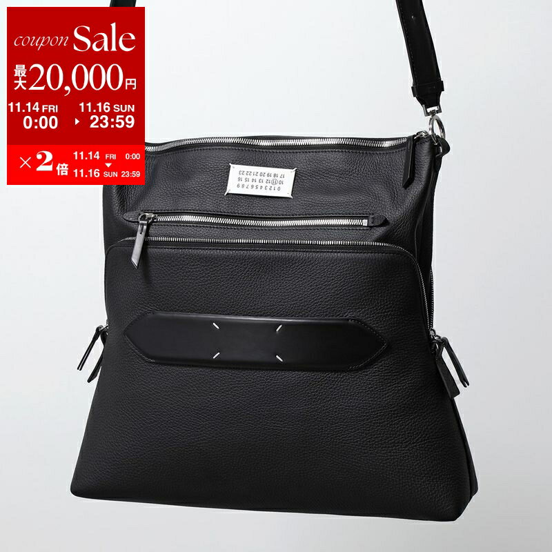 【11/14-11/16限定・最大2万円OFFクーポン配布中】MAISON MARGIELA メゾンマルジェラ ショルダーバッグ ミディアム 5AC SB1WG0004 P4746 メンズ クロスボディ クラッチ レザー 4ステッチ 鞄 T8013 SB1WG0004P4746T8013