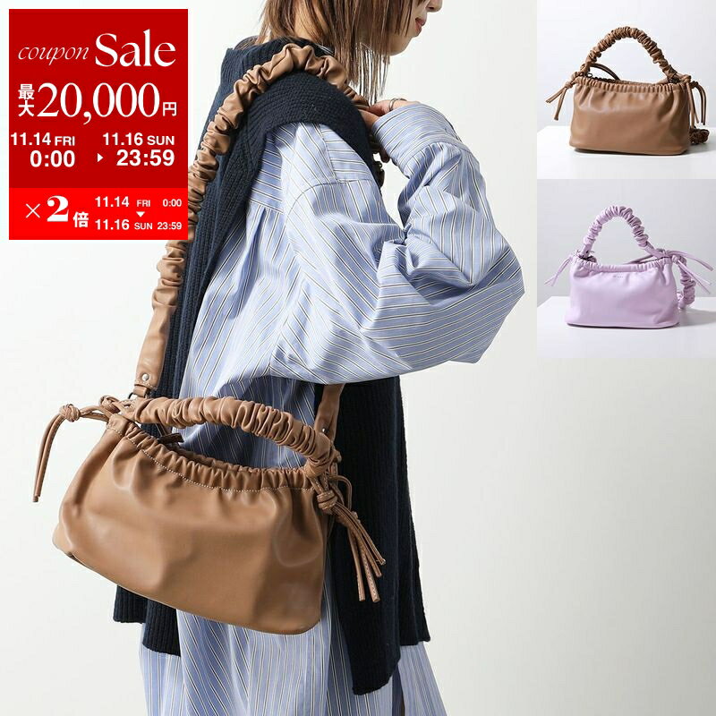 【11/14-11/16限定・最大2万円OFFクーポン配布中】HVISK ヴィスク ハンドバッグ ARCADIA SOFT STRUCTURE アルカディア レディース ショルダーバッグ ギャザー エコレザー 鞄 カラー2色