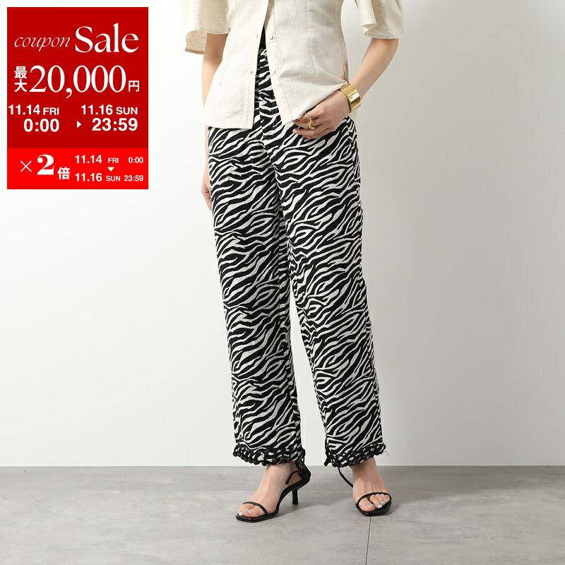 【11/14-11/16限定・最大2万円OFFクーポン配布中】GHOSPELL ゴスペル ワイドパンツ Stevie Zebra Trous..