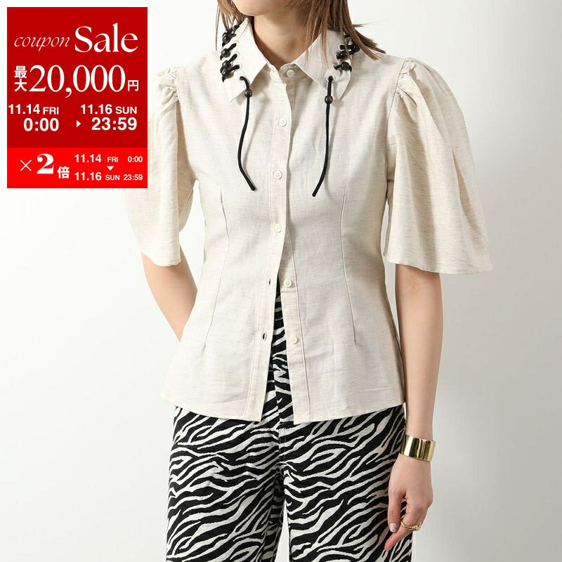 【11/14-11/16限定・最大2万円OFFクーポン配布中】GHOSPELL ゴスペル 半袖 シャツ Frankie Bead Trim S..