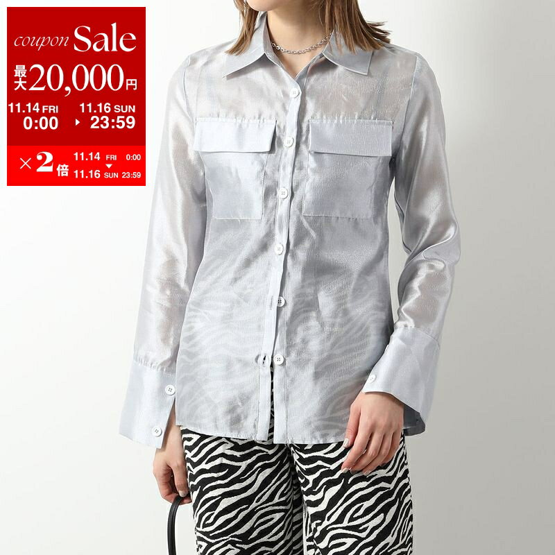 【11/14-11/16限定・最大2万円OFFクーポン配布中】GHOSPELL ゴスペル シャツ Regan Sheer Shirt レディ..