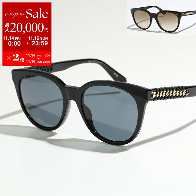 ステラ マッカートニー 【11/14-11/16限定・最大2万円OFFクーポン配布中】STELLA McCARTNEY ステラマッカートニー サングラス SC40037I レディース ウェリントン型 メガネ 眼鏡 ロゴ セルフレーム アイウェア カラー2色