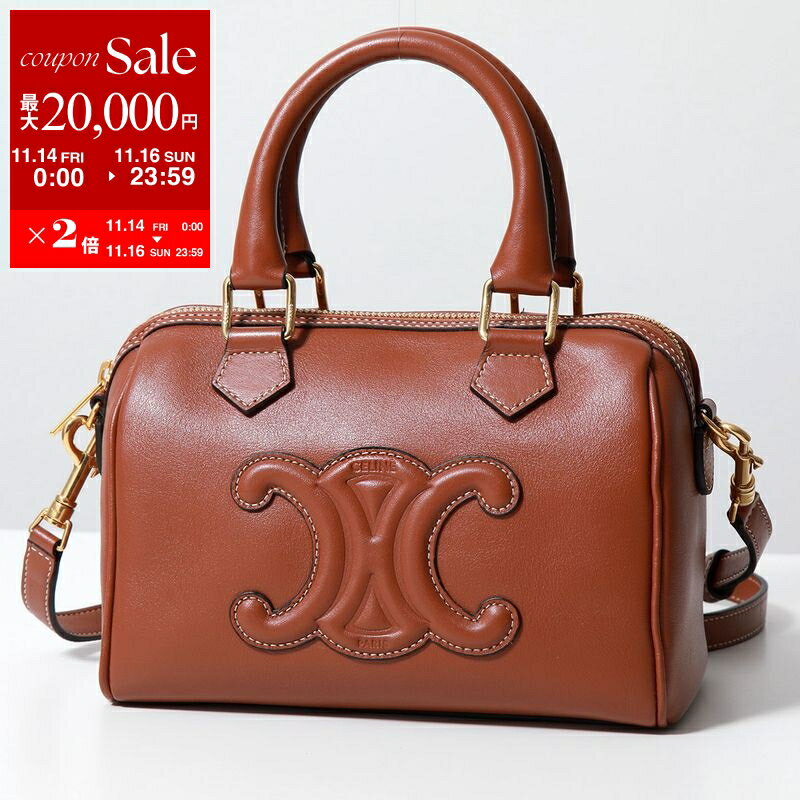 【11/14-11/16限定・最大2万円OFFクーポン配布中】CELINE セリーヌ ショルダーバッグ Small Boston 113773DU3. 04LU レディース Triomphe キュイル トリオンフ レザー ハンドバッグ 鞄 Tanのサムネイル