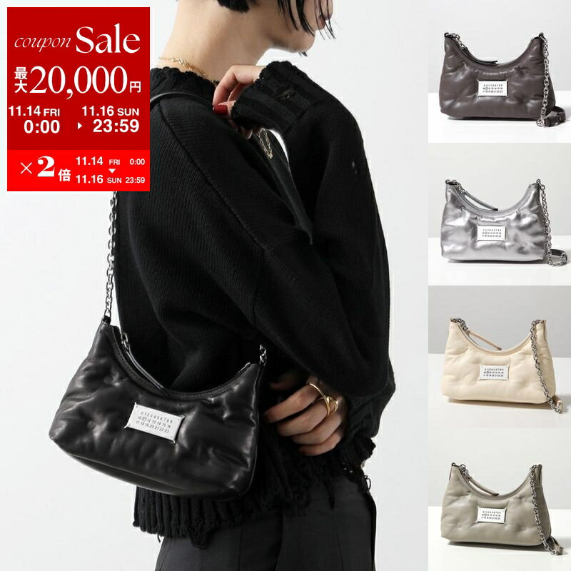 【11/14-11/16限定・最大2万円OFFクーポン配布中】MAISON MARGIELA メゾンマルジェラ ショルダーバッグ Glam Slam グラムスラム SB1WG0021 P4300 P6748 ホーボー マイクロ 鞄 カラー5色 SB1WG0021P4300T8013のサムネイル