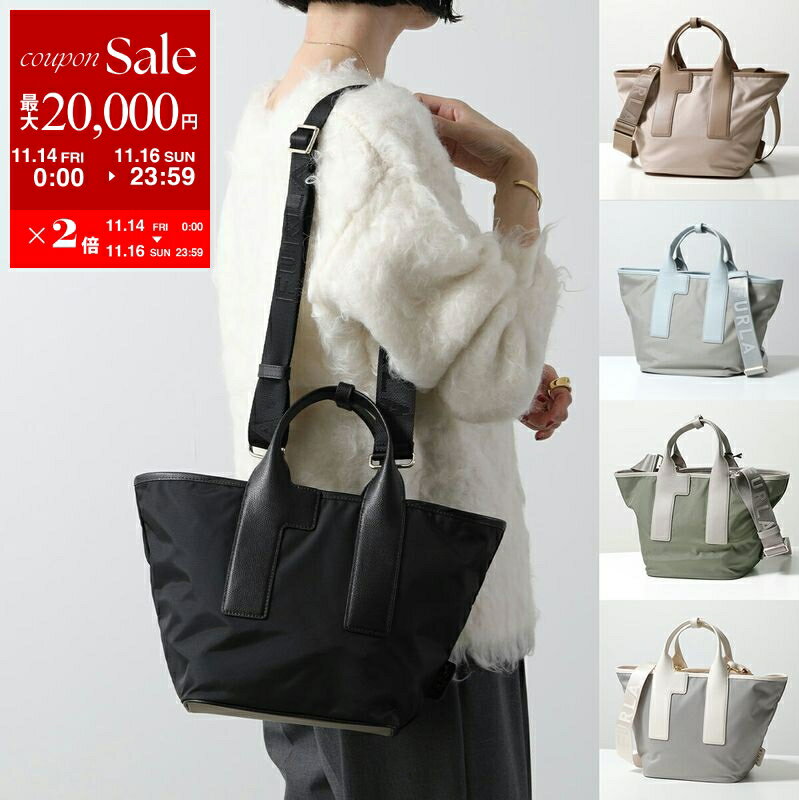 フルラ トートバッグ（レディース） Furla フルラ ショルダーバッグ PIUMA ピューマ トートバッグ M WB01269 BX3050 レディース レザー ナイロン ハンドバッグ ロゴ 鞄 カラー5色