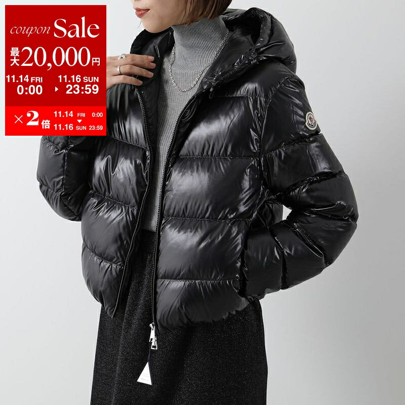【11/14-11/16限定・最大2万円OFFクーポン配布中】MONCLER モンクレール ダウンジャケット BAYARD 1A00083 5963V レディース ナイロン フード付き ショート丈 アイコンパッチ 撥水 999のサムネイル