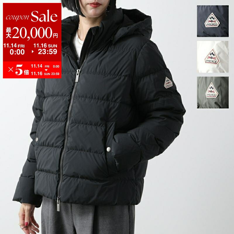 【11/14-11/16限定・最大2万円OFFクーポン配布中】PYRENEX ピレネックス ダウンジャケット SPOUTNIC 3 プートニック 3 HWW006P レディース スタンドカラー フード付 ロゴ カラー4色【po_fivee】