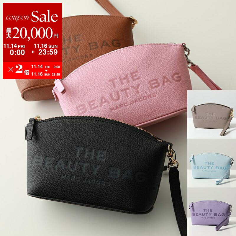 マークジェイコブス ポーチ（レディース） 【11/14-11/16限定・最大2万円OFFクーポン配布中】MARC JACOBS マークジェイコブス ポーチ 2R4SCP003S02 レディース リストレット付き ロゴ クラッチバッグ 小物入れ 鞄 カラー6色