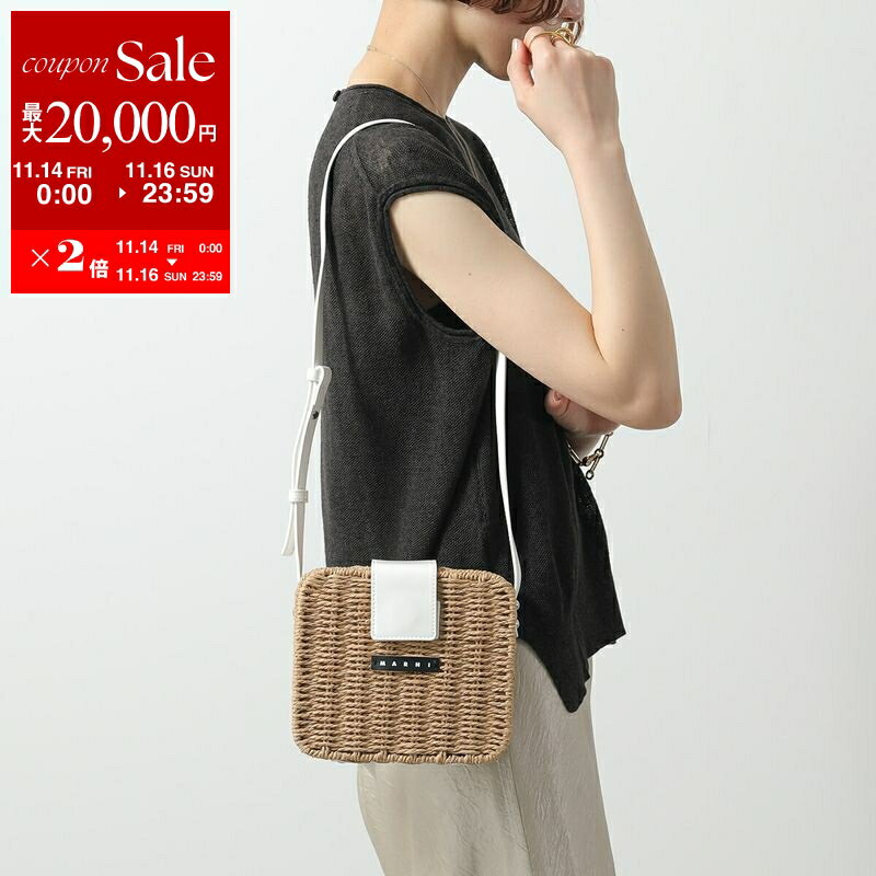 【11/14-11/16限定・最大2万円OFFクーポン配布中】MARNI KIDS マルニ キッズ かごバッグ M01474 M00UY ..