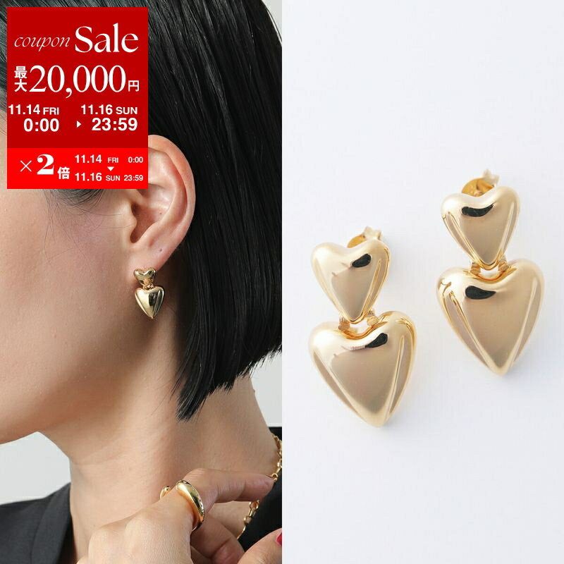 【11/14-11/16限定・最大2万円OFFクーポン配布中】Otiumberg オティウムバーグ ピアス Heart Earrings OT0029-2703 レディース ハート アクセサリー ゴールドのサムネイル