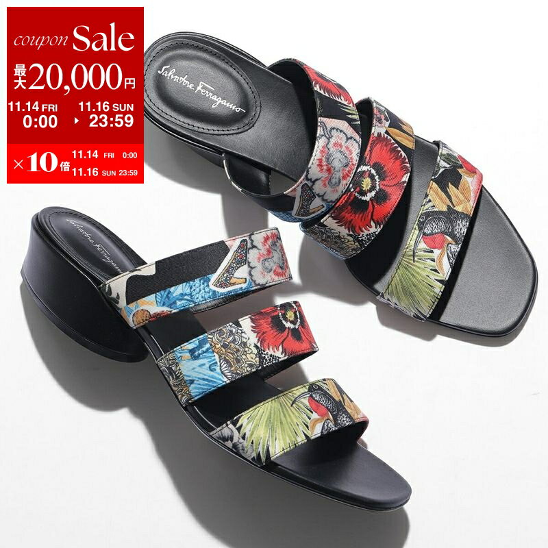 【11/14-11/16限定・最大2万円OFFクーポン配布中】FERRAGAMO フェラガモ サンダル MAYA 30 1 0736621 ..