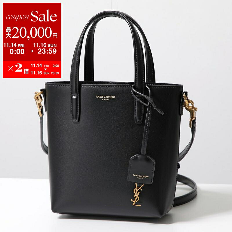 サンローラン　ポシェット 【11/14-11/16限定・最大2万円OFFクーポン配布中】SAINT LAURENT サンローラン ショルダーバッグ MINI TOY ミニ トイ 773995 AADDI レディース ハンドバッグ レザー ミニバッグ ロゴ ポシェット 鞄 1000/NERO 773995AADDI1000