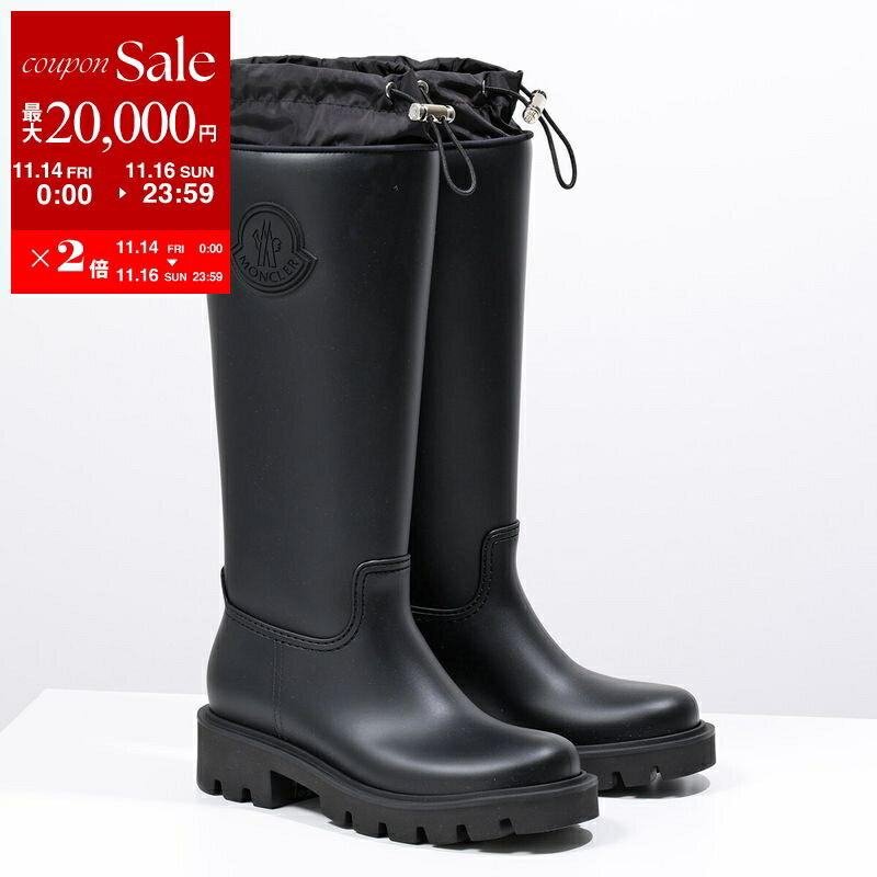 【11/14-11/16限定・最大2万円OFFクーポン配布中】MONCLER モンクレール レインブーツ KICKSTREAM キックストリーム 4G00190 M4522 レディース ロング丈 PVC 防水 シューズ 靴 4G00190M4522999