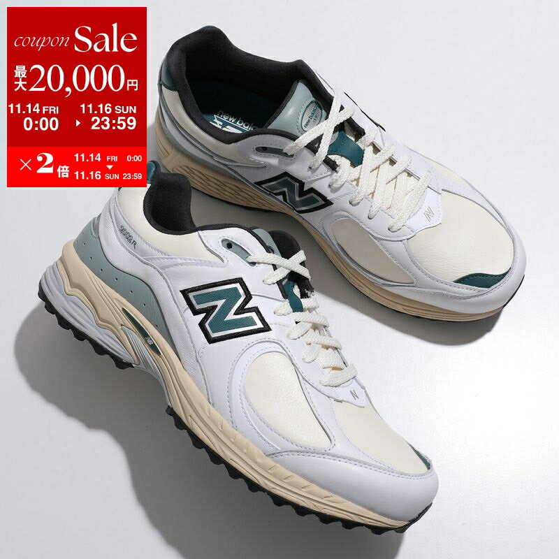 【11/14-11/16限定・最大2万円OFFクーポン配布中】New Balance Golf ニューバランス ゴルフ スニーカー MGS2002C メンズ ゴルフシューズ Dウィズ スパイクレス レザー レースアップ 靴 ホワイト×グリーン