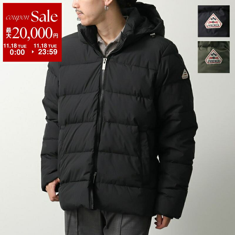 PYRENEX ピレネックス ダウンジャケット Spoutnic Mini Ripstop スプートニック ミニ リップストップ HMY022 メンズ フード付 ロゴ カラー3色
