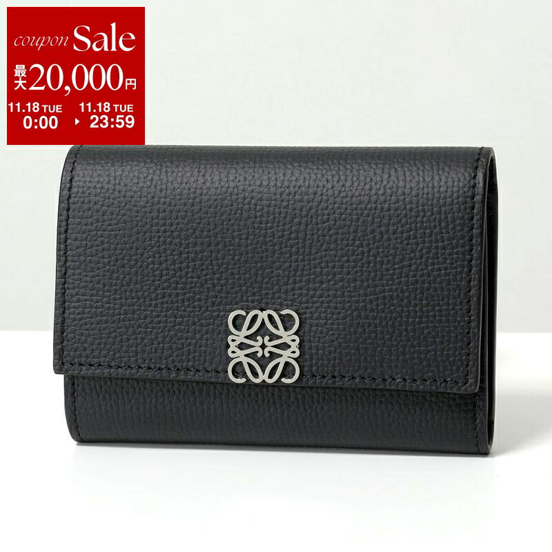 【11/18限定・最大2万円OFFクーポン配布中】LOEWE ロエベ 三つ折り財布 C821S33X01 C821S33X07 C821S33X12 ANAGRAM SMALL VERTICAL WALLET レディース アナグラム バーティカル ウォレット カラー9色