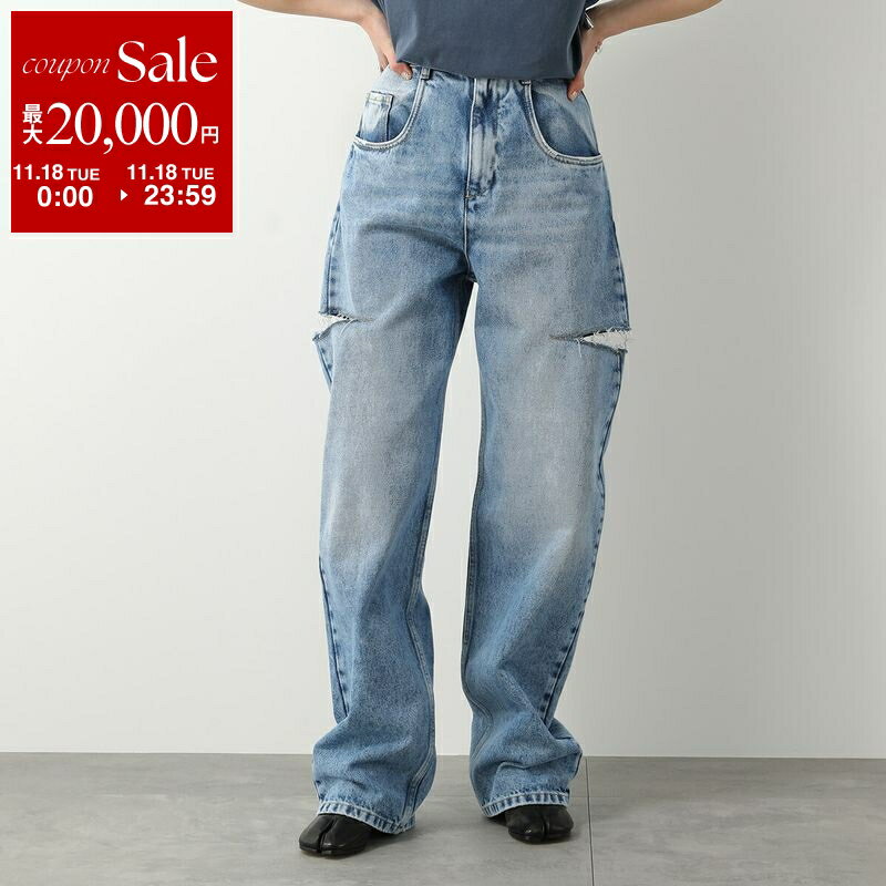 MAISON MARGIELA メゾンマルジェラ ジーンズ S51LA0051 S30513 レディース デニムパンツ スラッシュディテール カットオフ ジーパン 470 S51LA0051S30513470のサムネイル