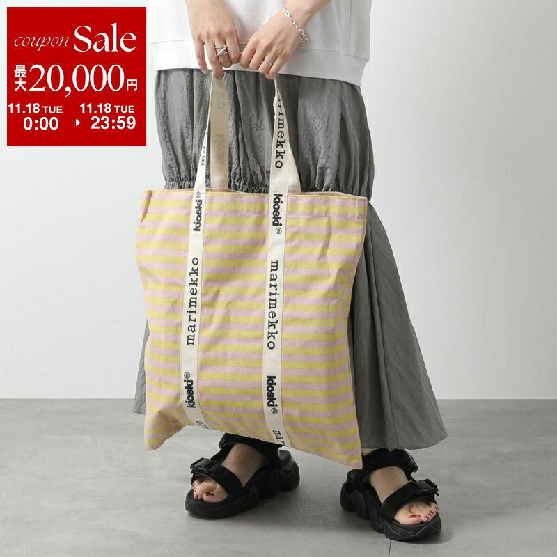 【11/18限定・最大2万円OFFクーポン配布中】marimekko マリメッコ トートバッグ CARRIER MIDI TASARAITA キャリア ミディ タサライタ 093347 レディース KIOSKI キオスキ ロゴ 鞄 カラー2色
