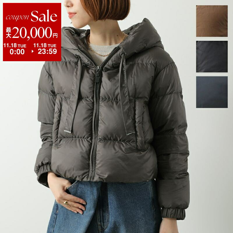 【11/18限定・最大2万円OFFクーポン配布中】Max Mara The Cube マックスマーラ ザ・キューブ ダウンジャケット SEIE セイE レディース フード付き ショート丈 撥水 カラー4色のサムネイル