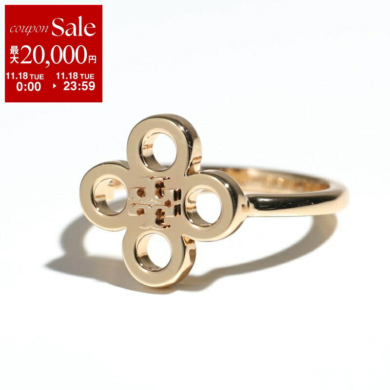 【11/18限定・最大2万円OFFクーポン配布中】TORY BURCH トリーバーチ リング KIRA CLOVER RING キラ クローバー 154279 レディース 指輪 ダブルT アクセサリー 720/TORY-GOLD