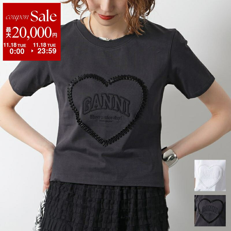 GANNIガニー半袖TシャツHea...