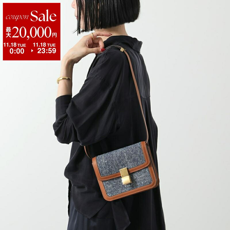 【11/18限定・最大2万円OFFクーポン配布中】CELINE セリーヌ ショルダーバッグ Teen Classic ティーン クラシック 193362CNY.07AT レディース クロスボディ クラッチバッグ 鞄 Navy-Tan