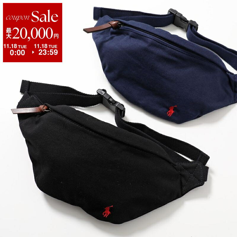 【11/18限定・最大2万円OFFクーポン配布中】Polo Ralph Lauren ポロラルフローレン ボディバッグ 405842687 レディース ベルトバッグ ウエストポーチ ポニー刺繍 鞄 カラー2色