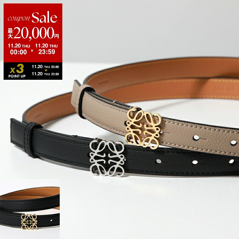 【11/20限定・最大2万円OFFクーポン配布中】LOEWE ロエベ ナローベルト E821Z15X02 レディース レザー アナグラム カラー3色【dc_kikaku】のサムネイル